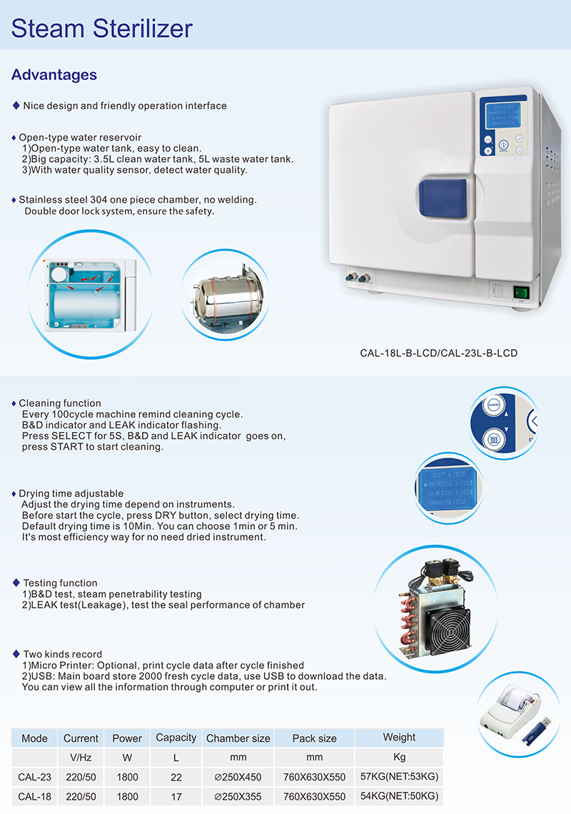 SDT-SS61 Steam Sterilizer